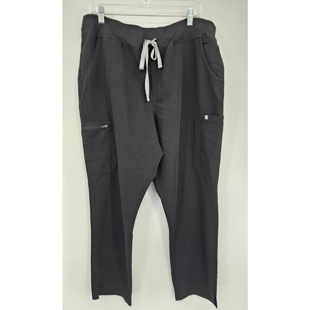 Figs Women's 2XL Black Yola Skinny Nursing Scrub Pants